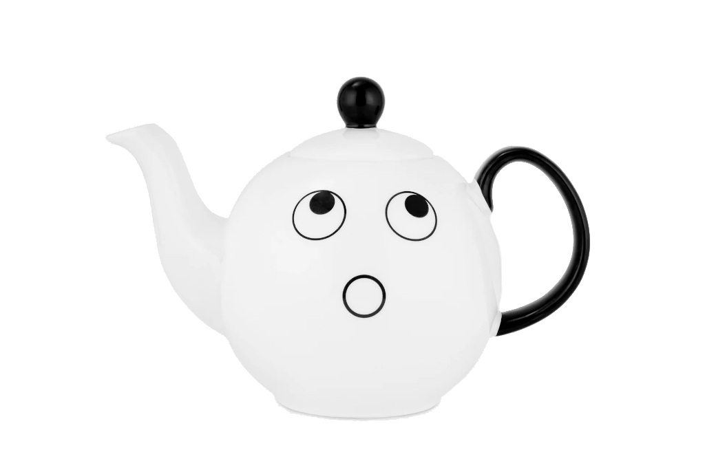 Teapot with eyes