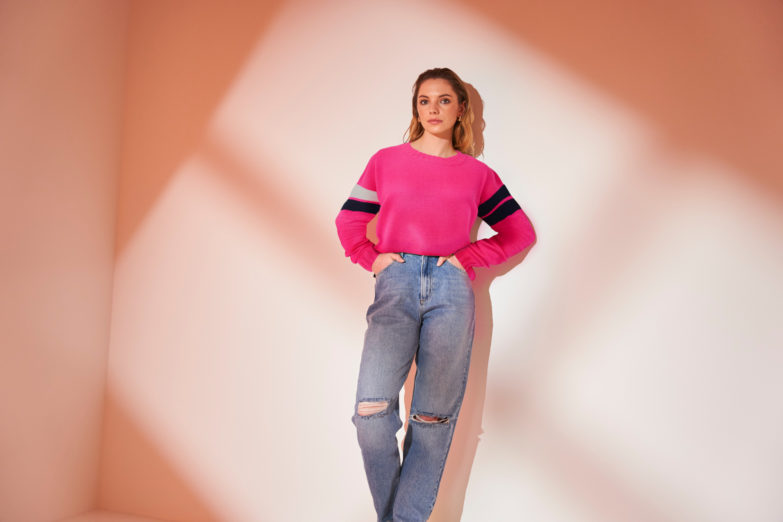 Brodie Cashmere Royal Blue Brontë Tee main image 1