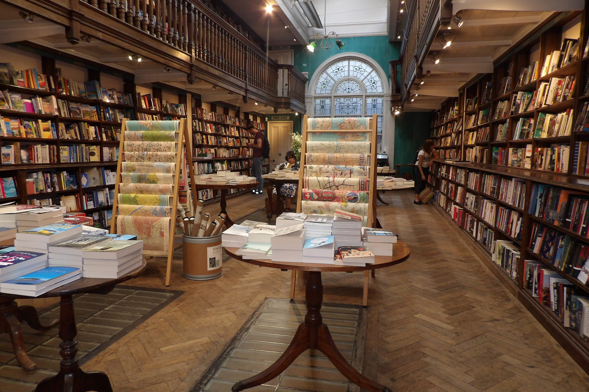 a bookshop with edwardian features