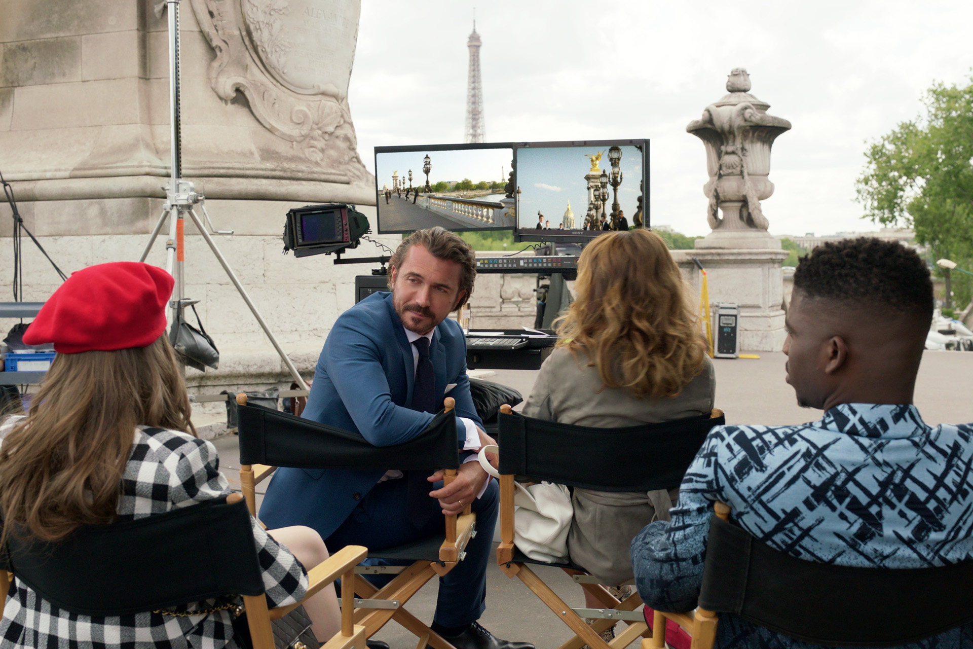 a still from the first season of Emily In Paris