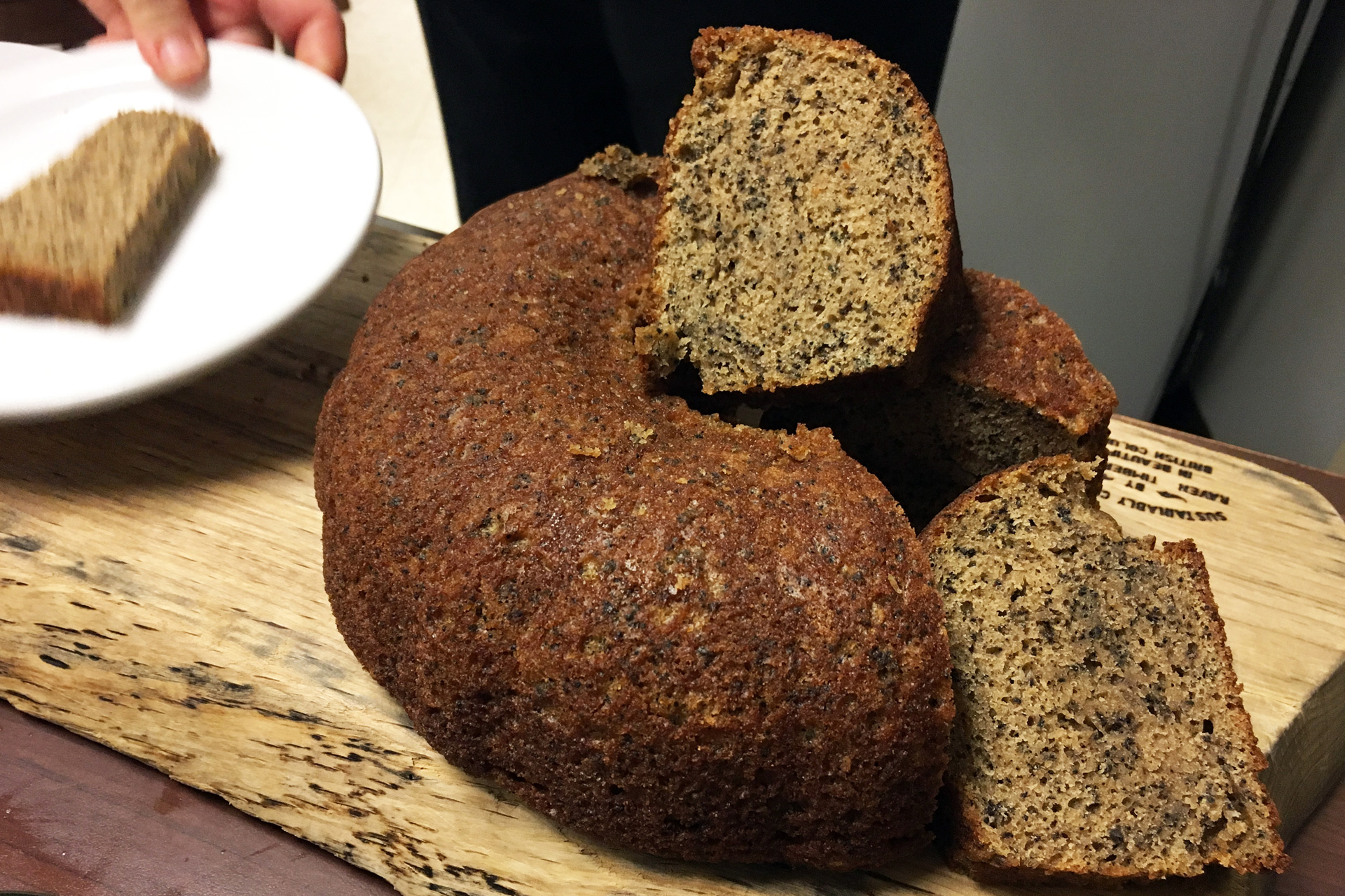 Compost coffee cake