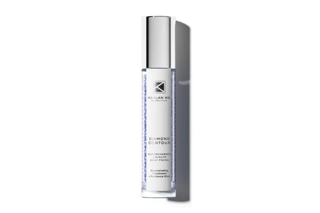 White and silver bottle