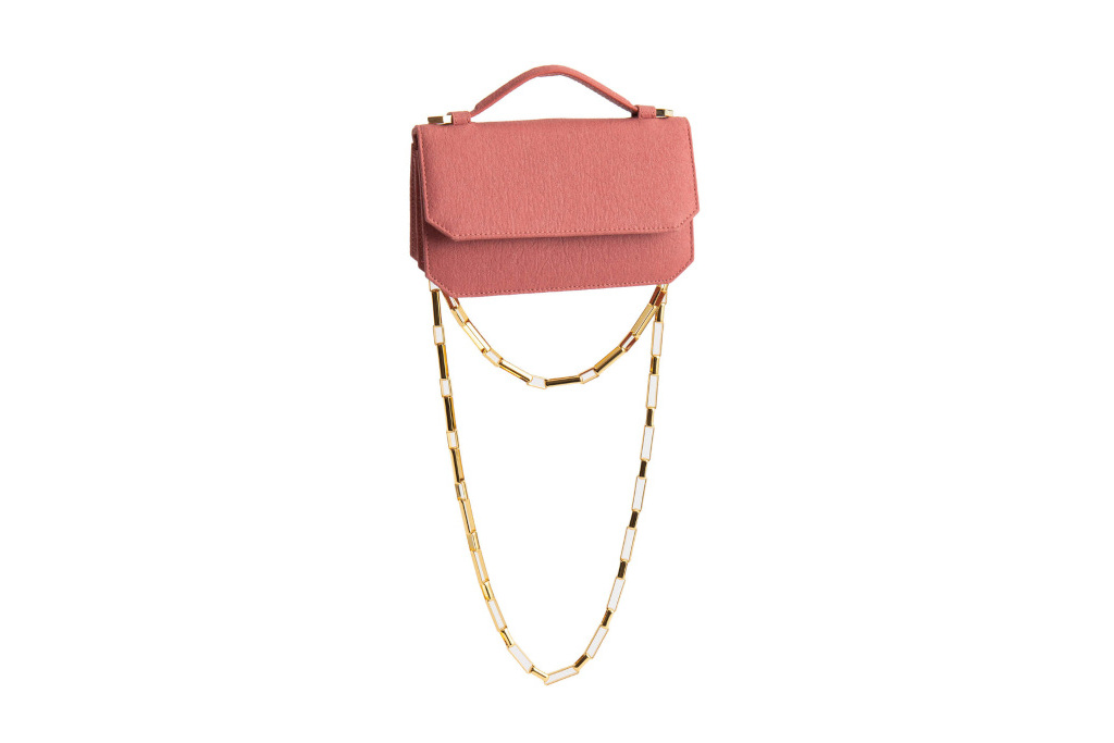 Pink handbag