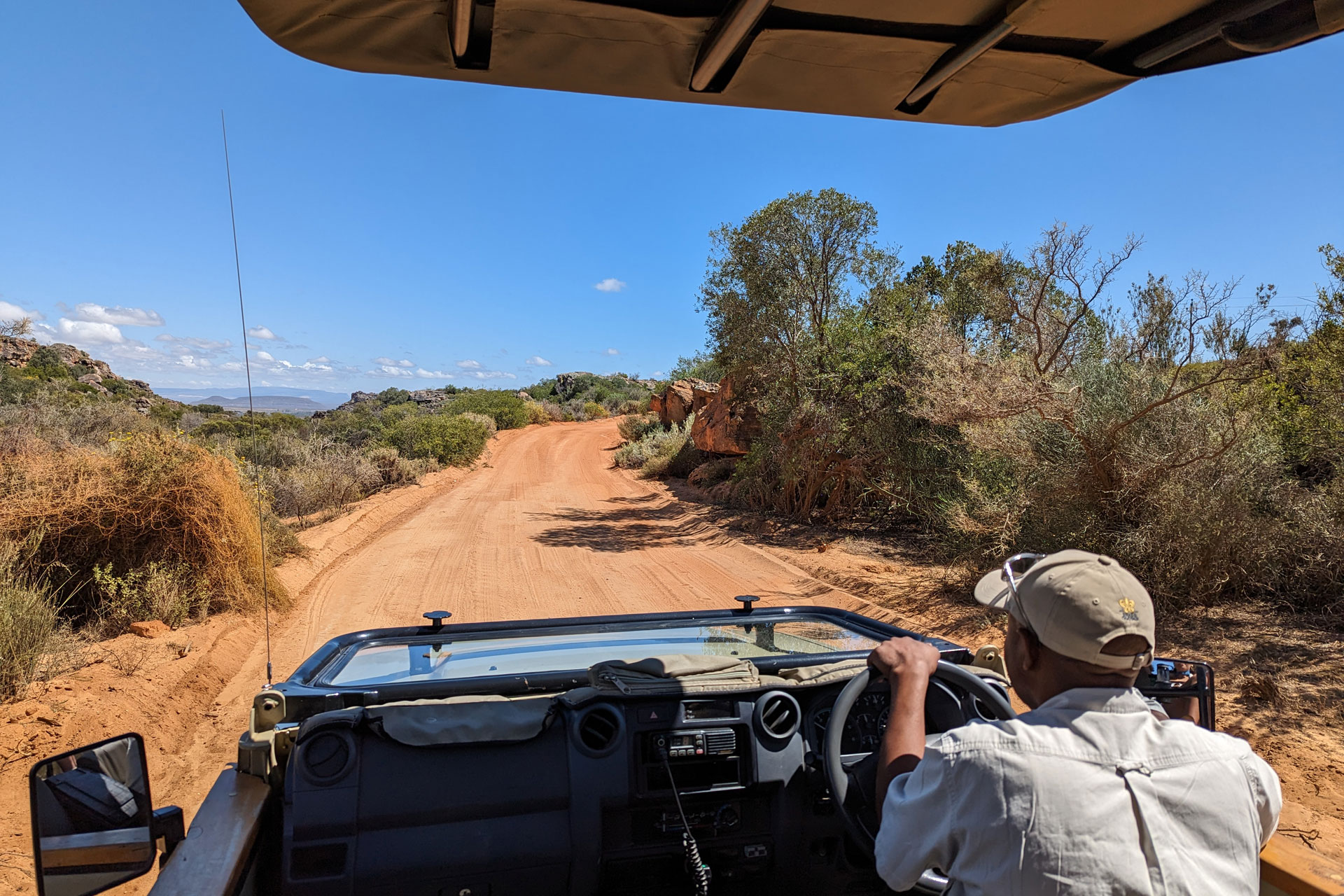 Guided drive at Bushmans Kloof