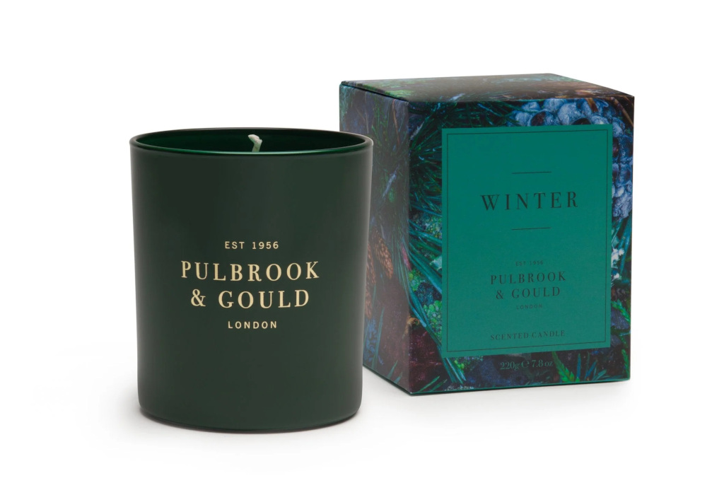 Black and green candle | Christmas scented candles