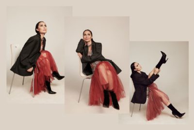 three images of talisa garcia
