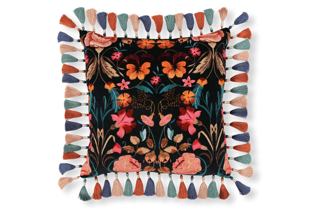 Floral cushion