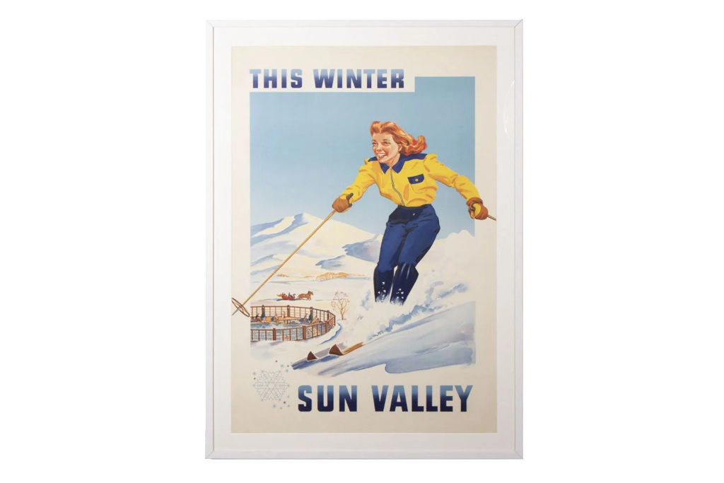Ski art print