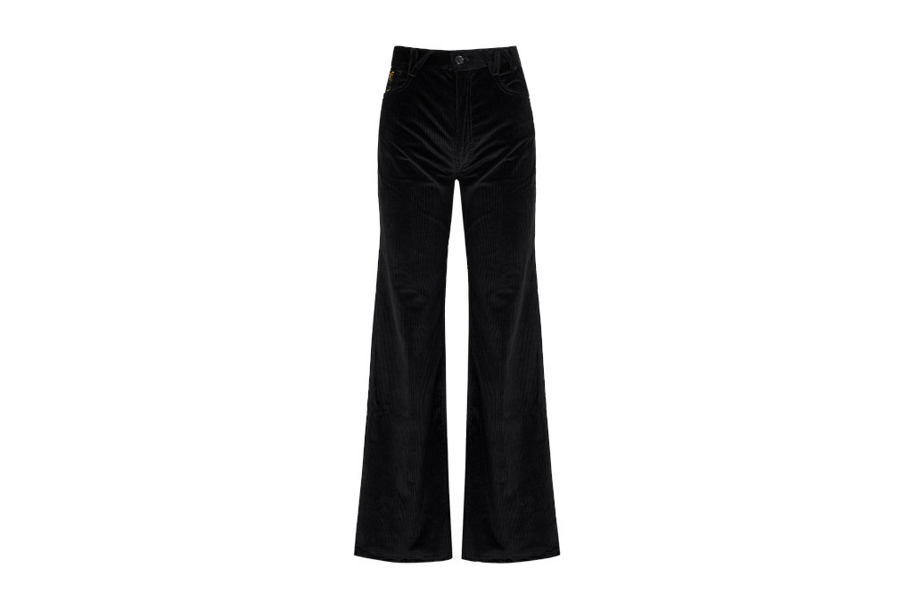 Black flare jeans