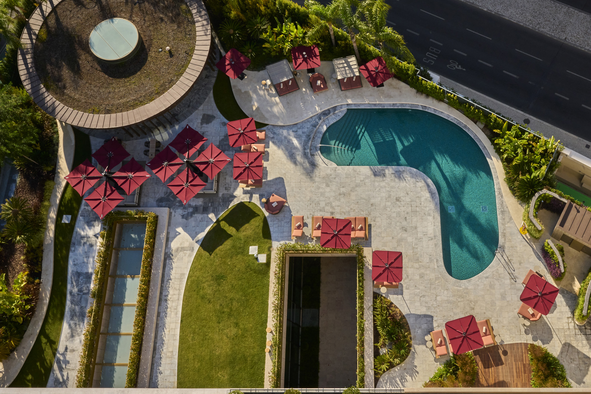 Aerial view of Four Seasons Hotel Ritz Lisbon