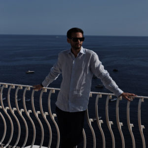 Luke Abrahams by the sea