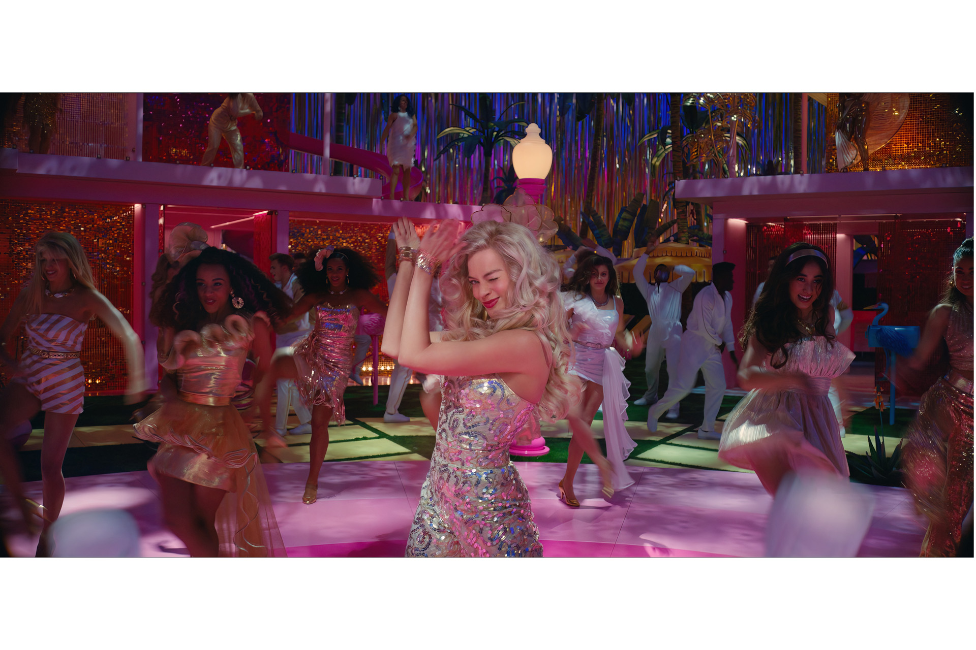 A still from the new Barbie movie