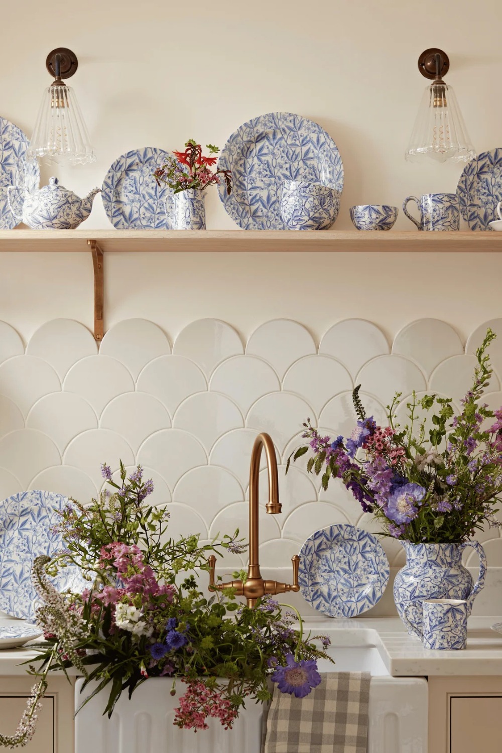 Kitchen with Burleigh tableware