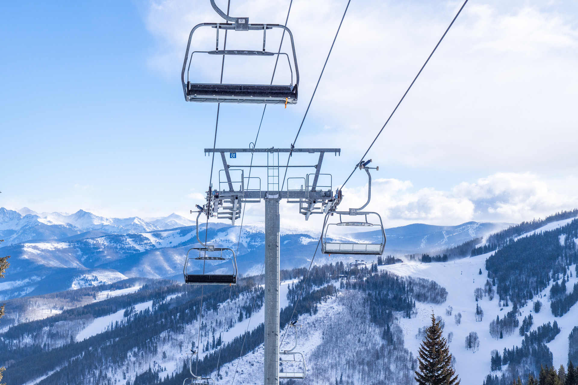 Ski lift in Beaver Creek