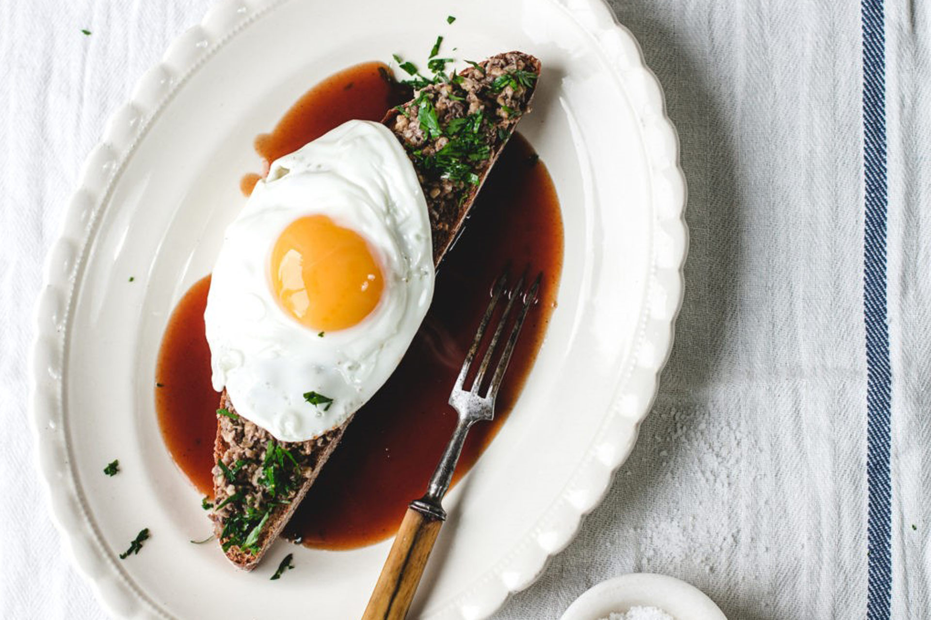 Haggis on toast
