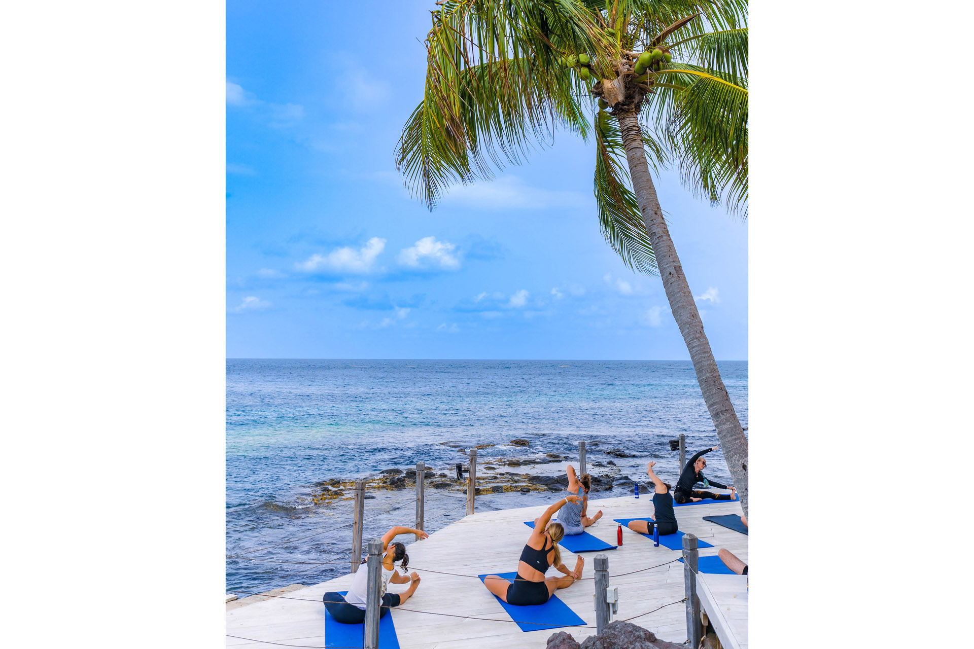 Yoga on the beach at BodyHoliday