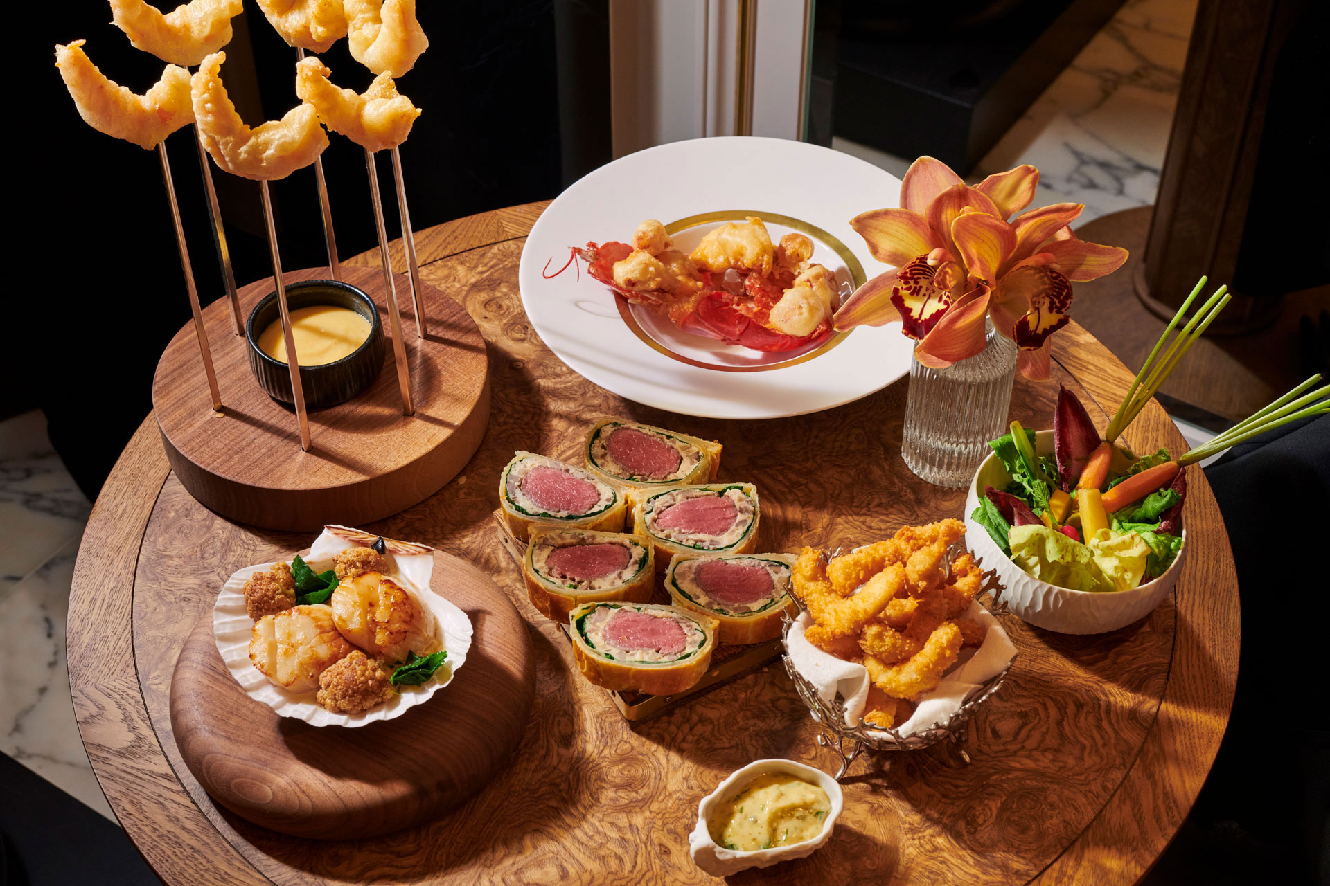 Food at Vesper Bar, The Dorchester
