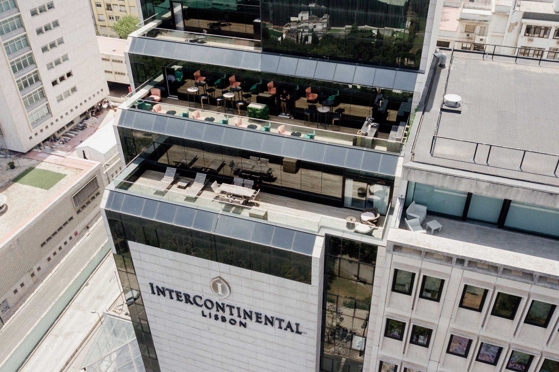 InterContinental Lisbon from above