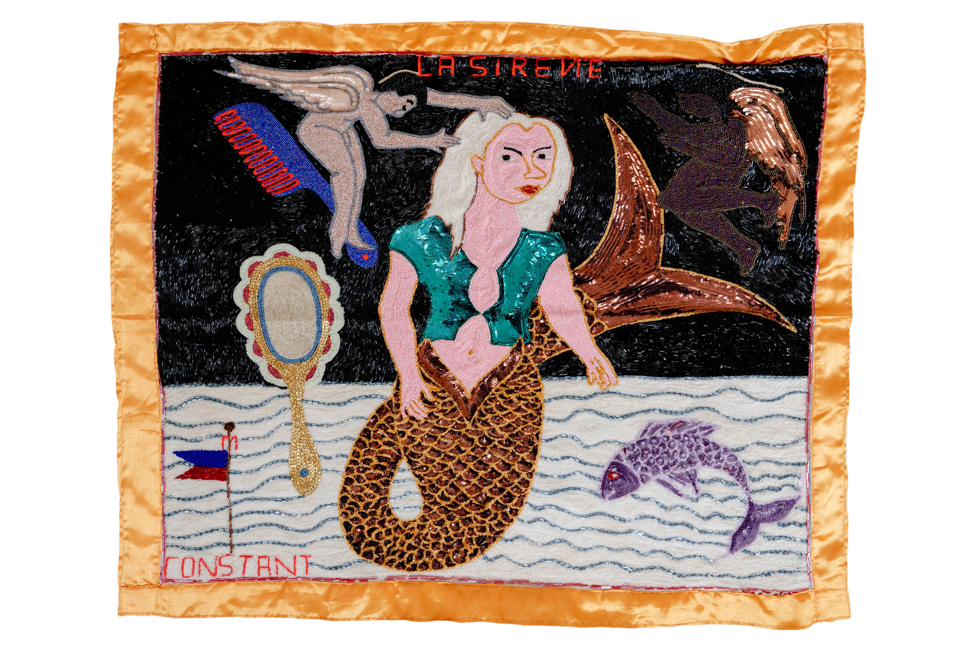 le sirene, art by Myrlande Constant, part of The New Bend exhibition