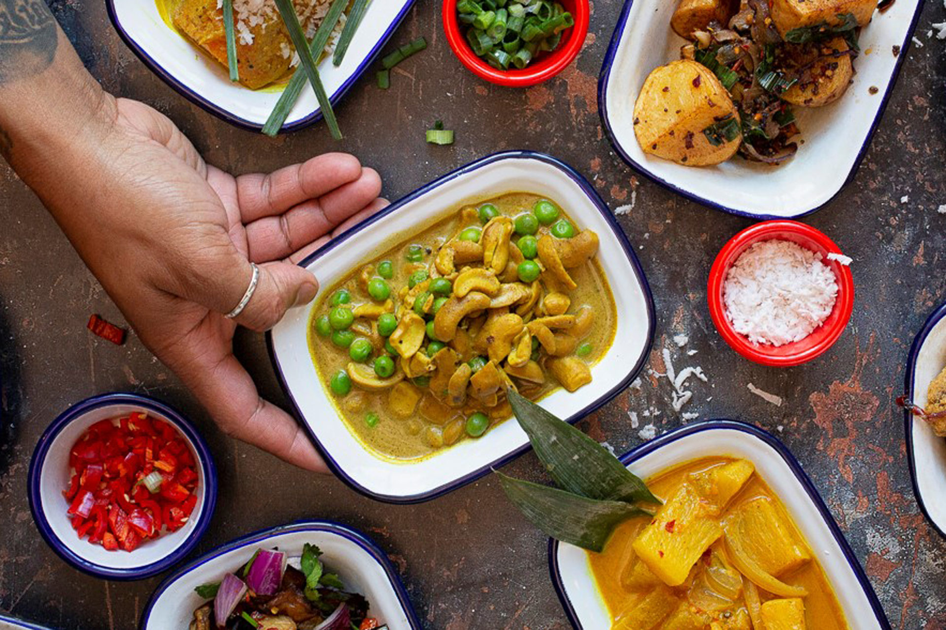 Cashew nut curry by The Coconut Tree