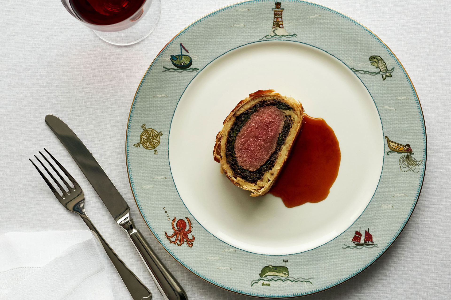 Venison wellington 