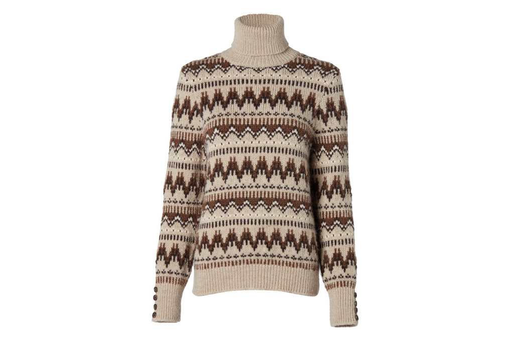 Fair isle knit jumper