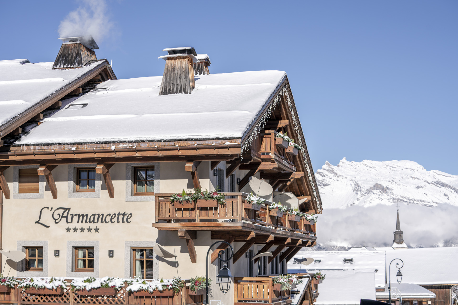 L'Armancette in the snow