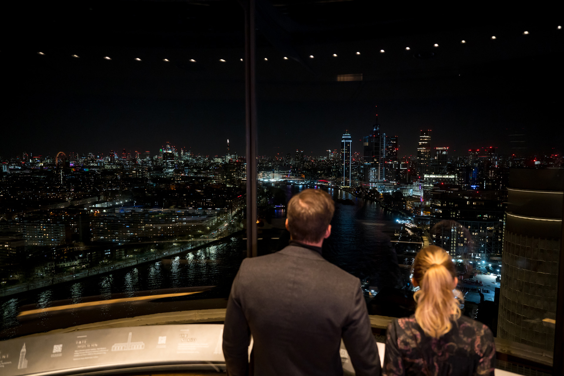 The London skyline from Battersea Power Station