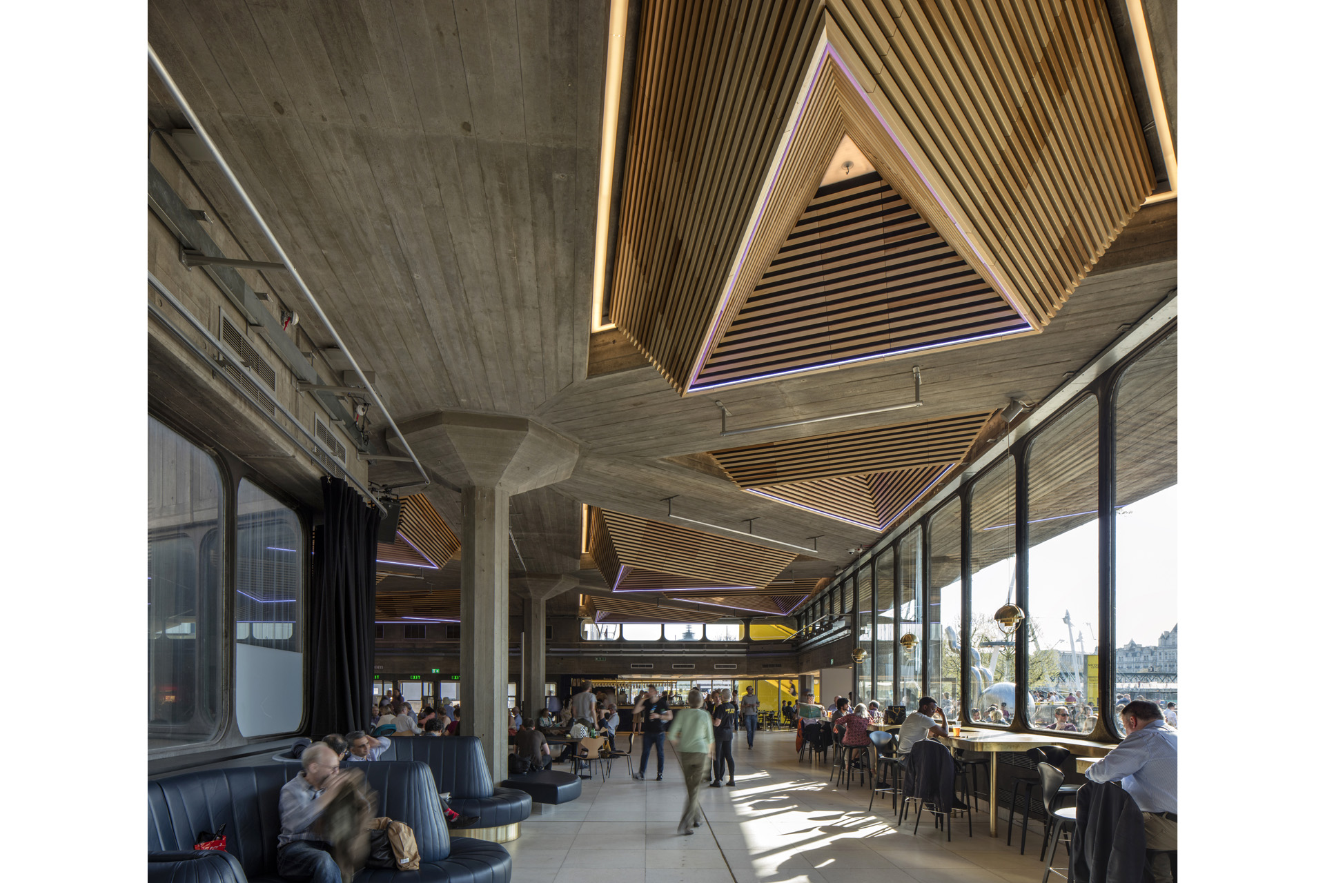 Concrete Cafe at the South Bank Centre