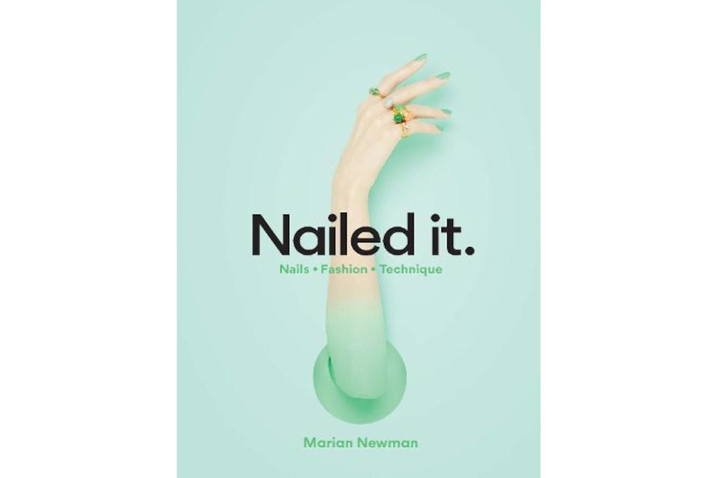 Green book cover with with hand coming out the front