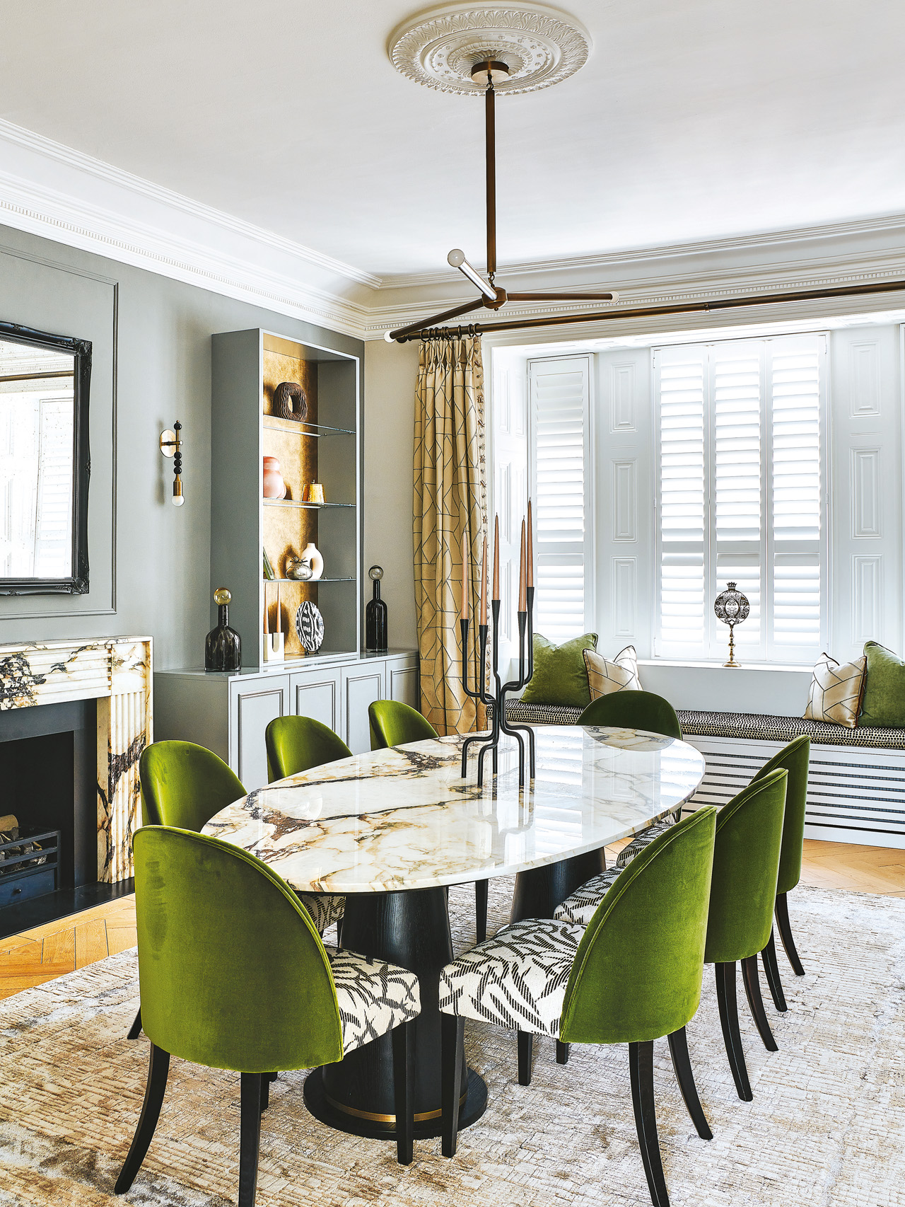 A dining room designed by Atelier NM