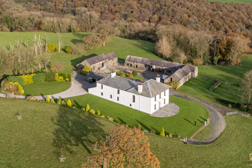 The exterior of Pantygrwndy, Pembrokshire.