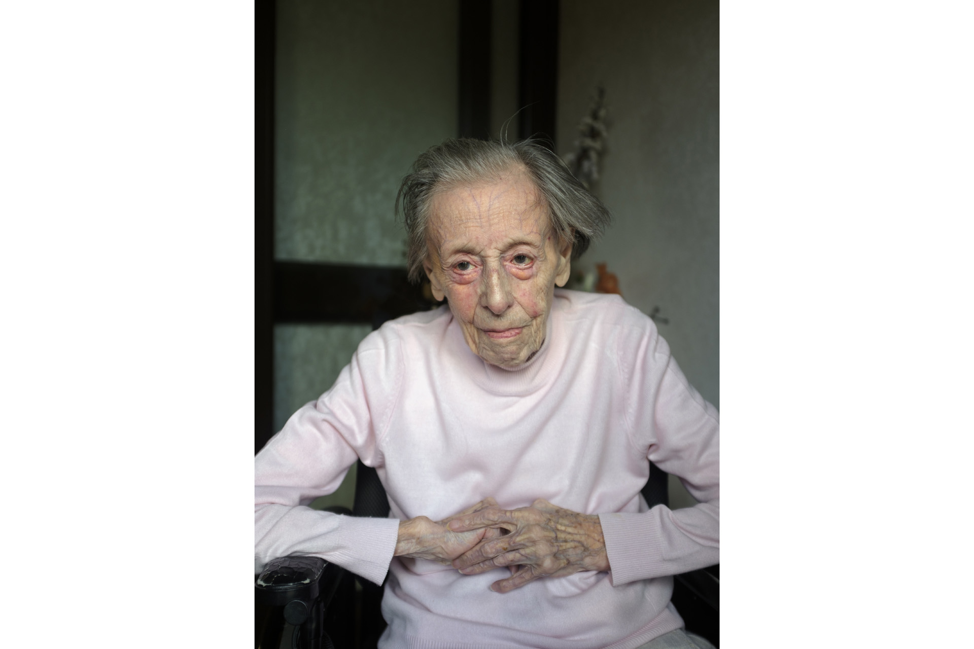 A portrait of a 100 year old woman from Portrait of Britain Vol 5