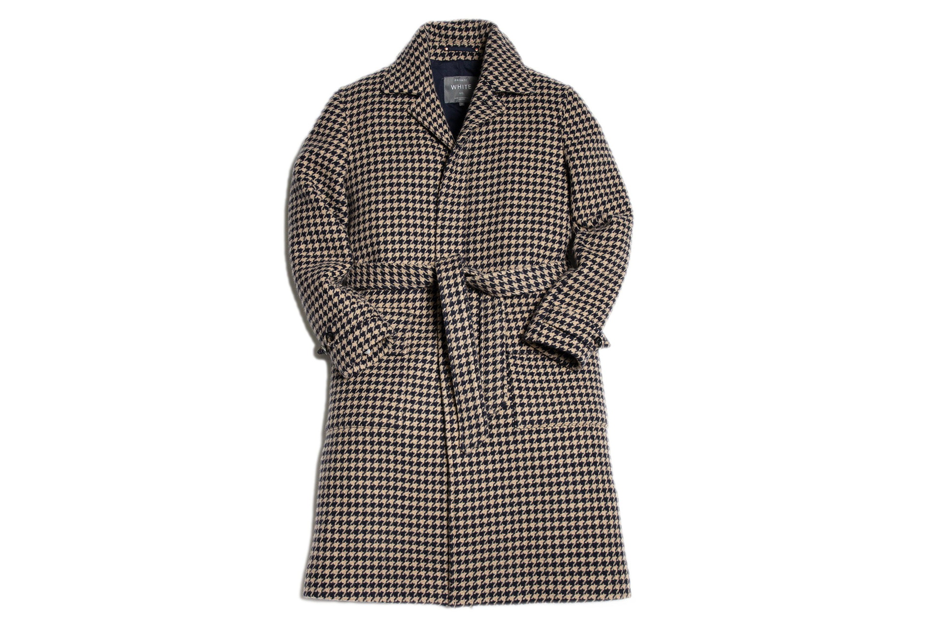Private White VC the deluxe belted overcoat Men's Winter Fashion