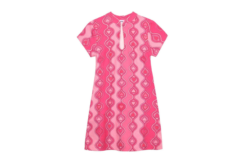 Pink mini dress