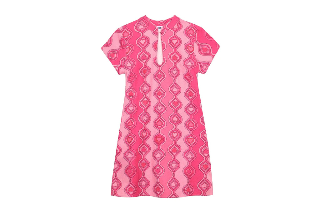 Pink mini dress