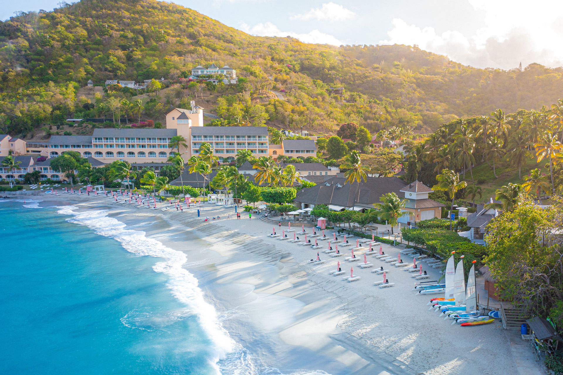 Aerial shot of BodyHoliday resort