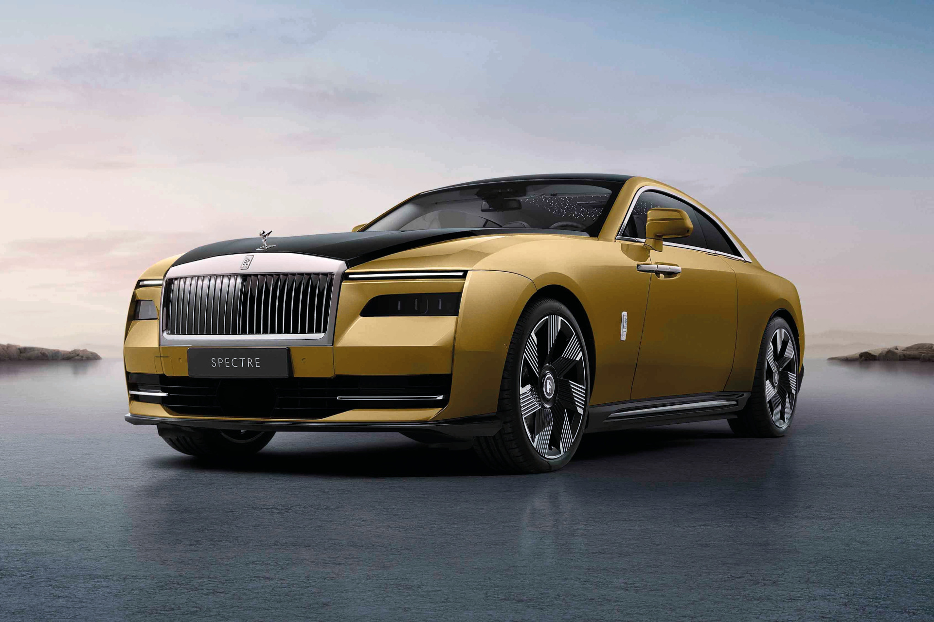 Rolls-Royce gold car