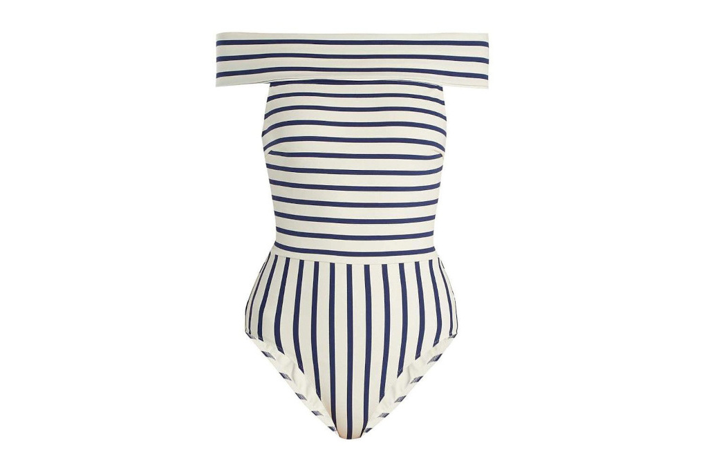 Striped swimsuit