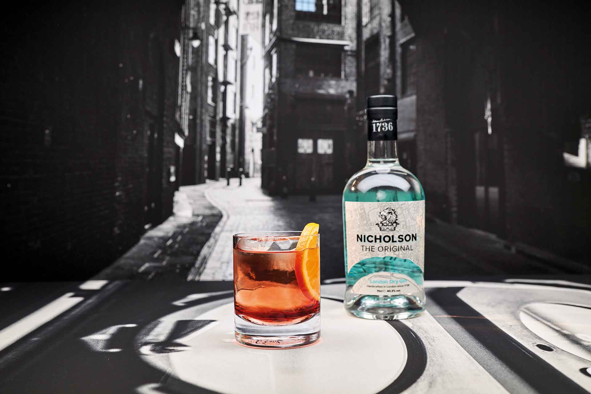 Nicholson Gin Is The Authentic Original 1736 London Dry Gin