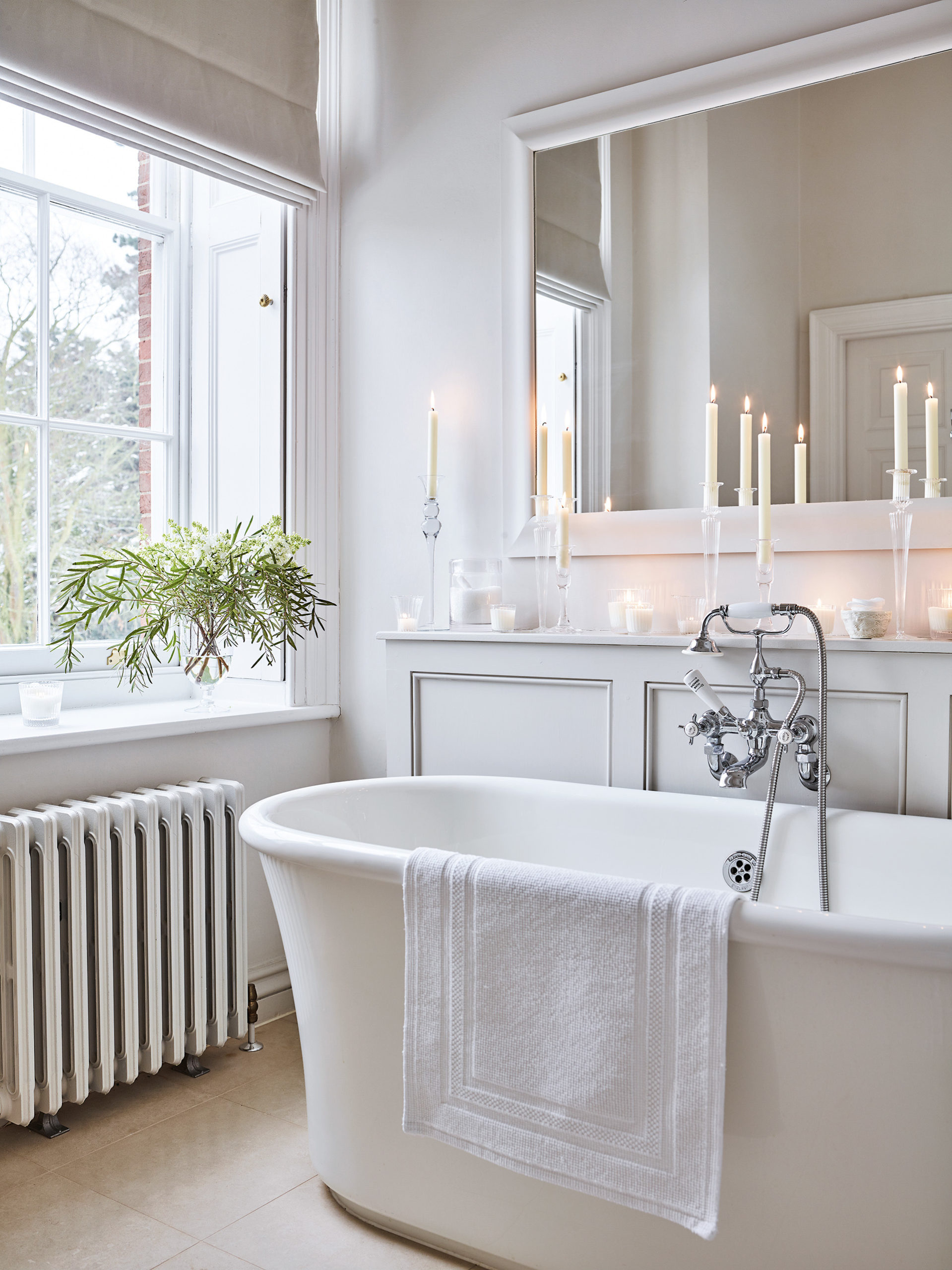 A bathroom kitted out with The White Company products
