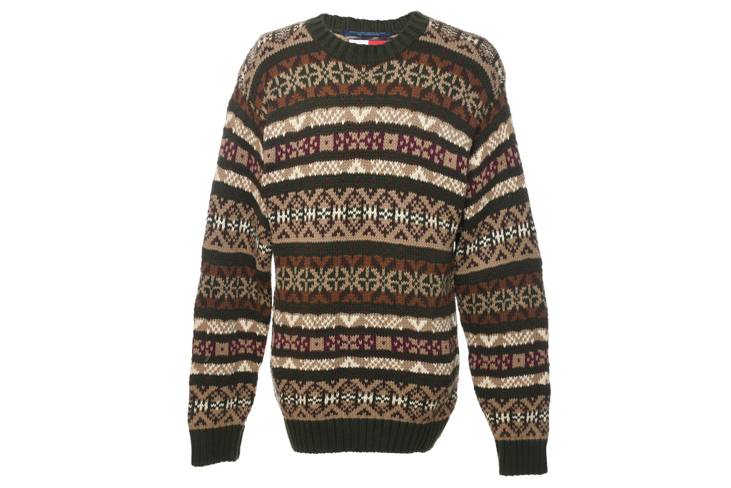 Brown knit jumper