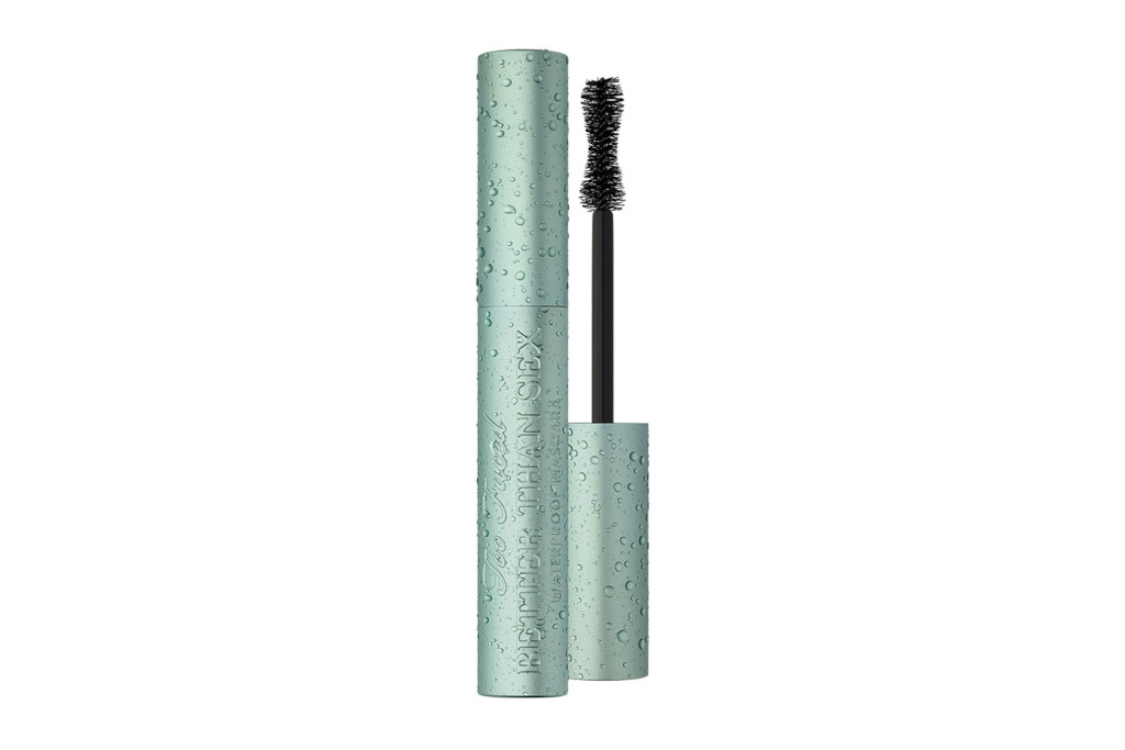 Green mascara bottle