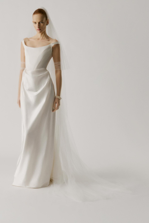 Woman in wedding dress