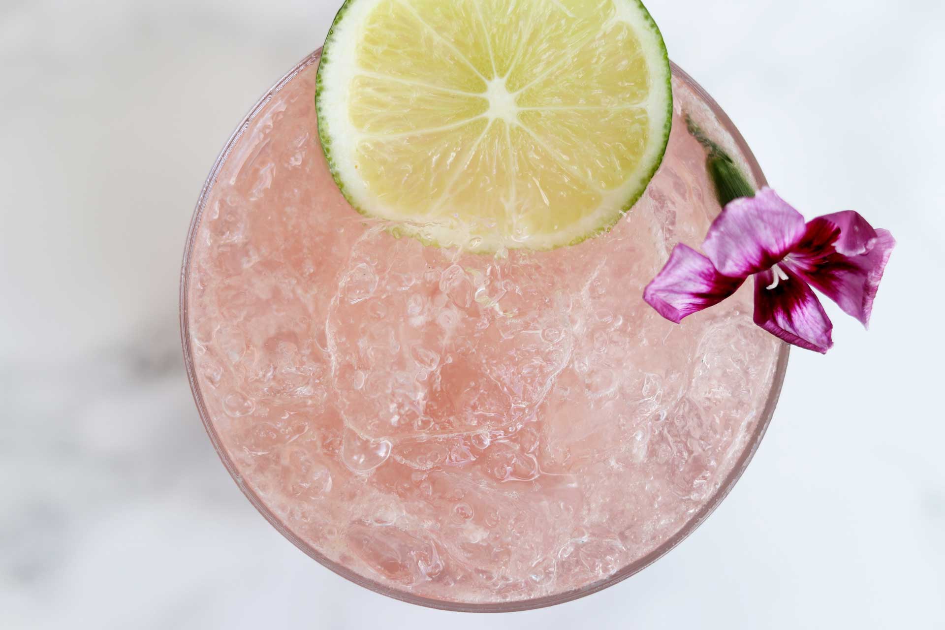 pink mocktail