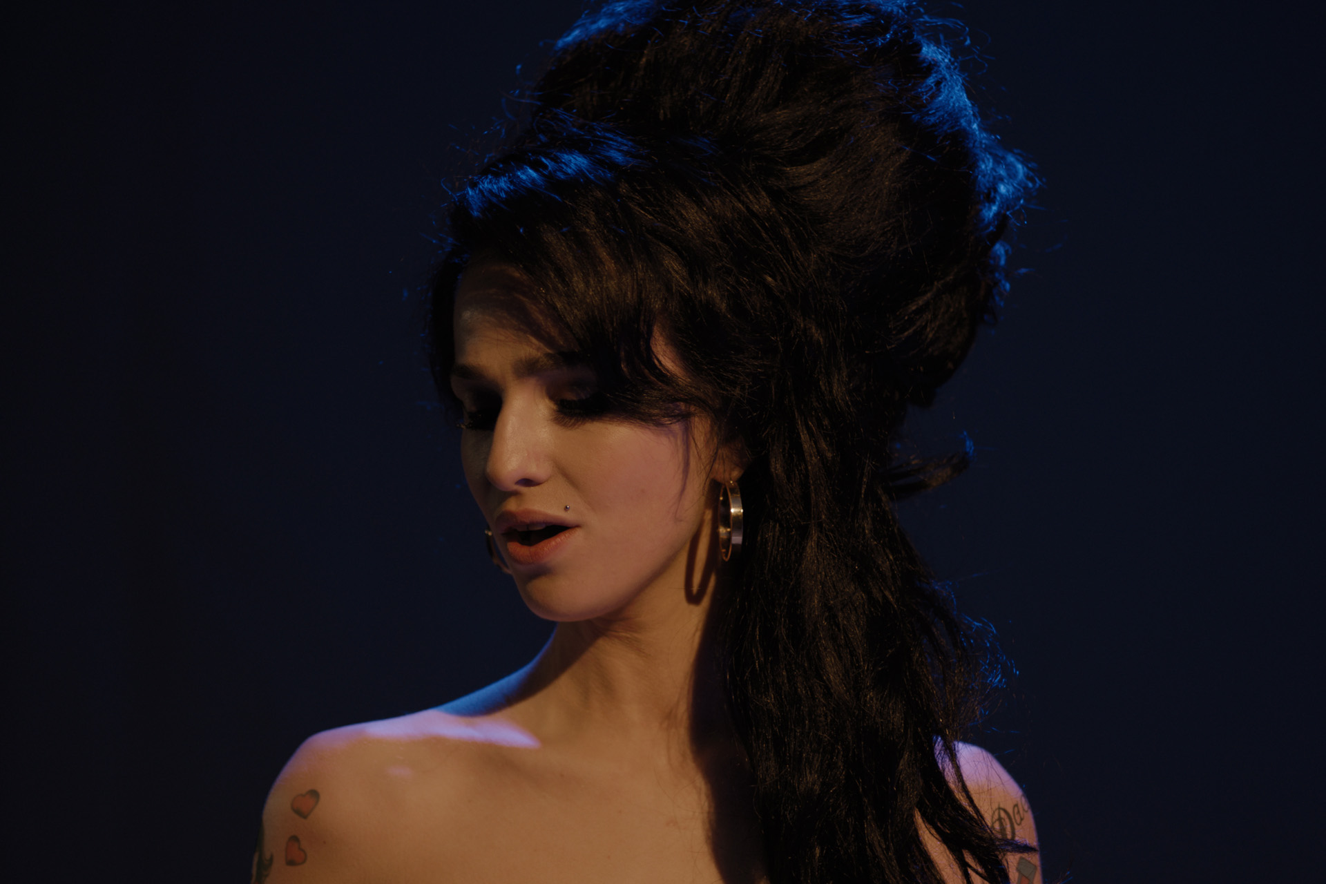 Marisa Abela as Amy Winehouse in Back To Black