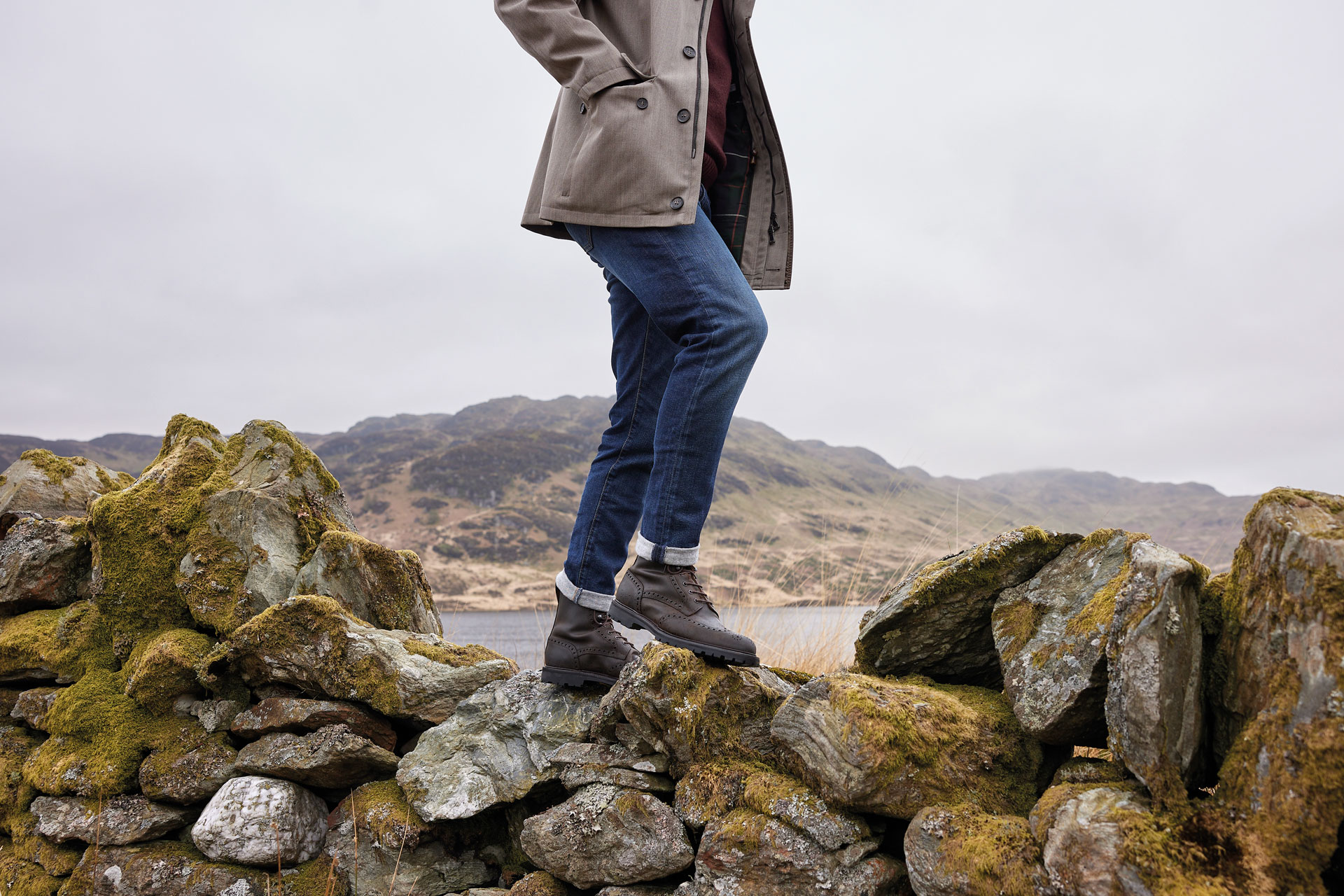 Man standing on a rock