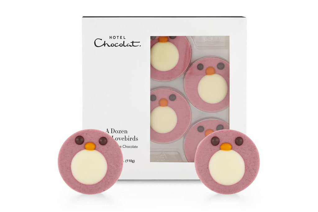 Hotel Chocolat, A Dozen Little Chocolate Lovebirds