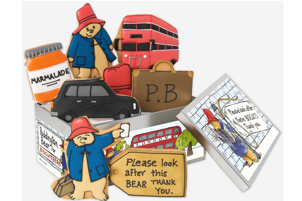Paddington-themed biscuits
