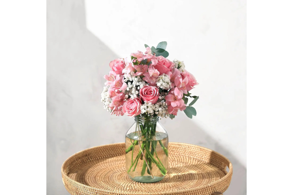 Pink flower bouquet